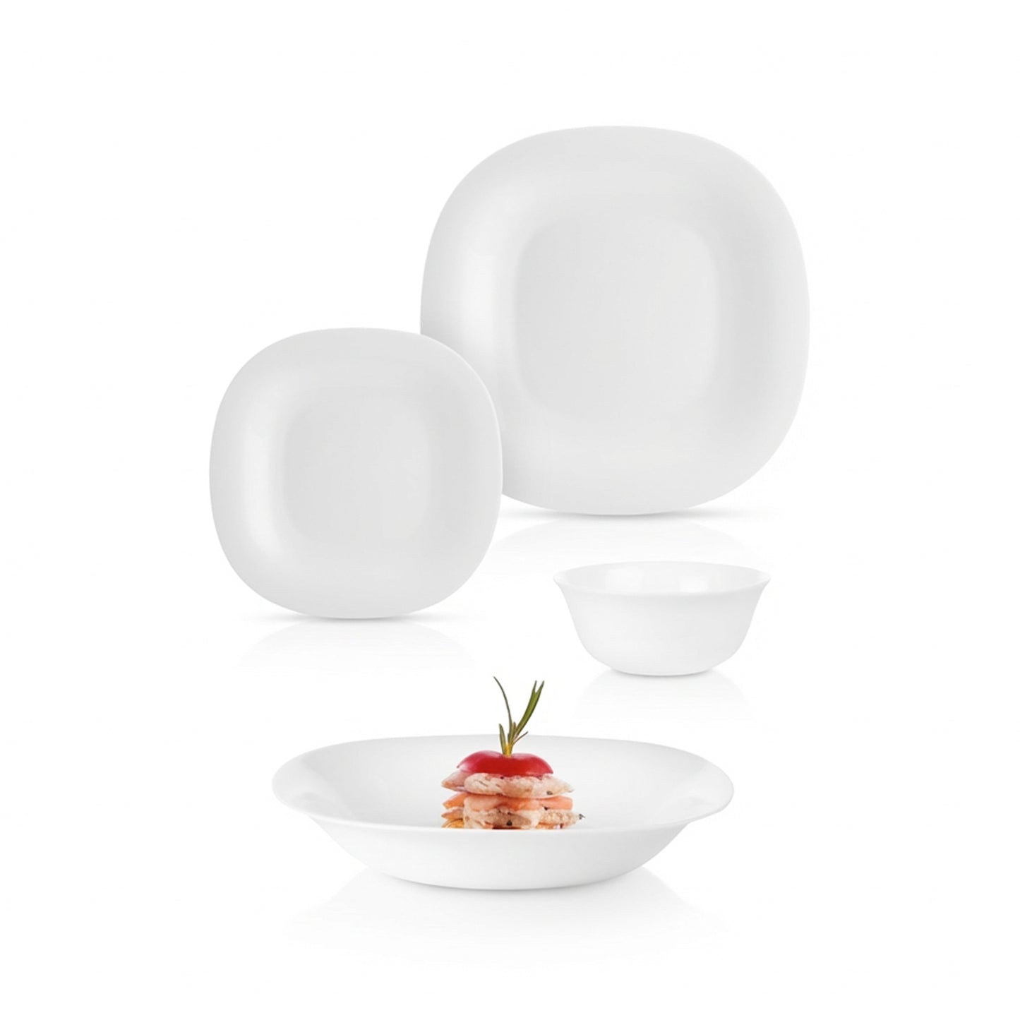 Luminarc 16 Piece Neo Carine Dinner Set White