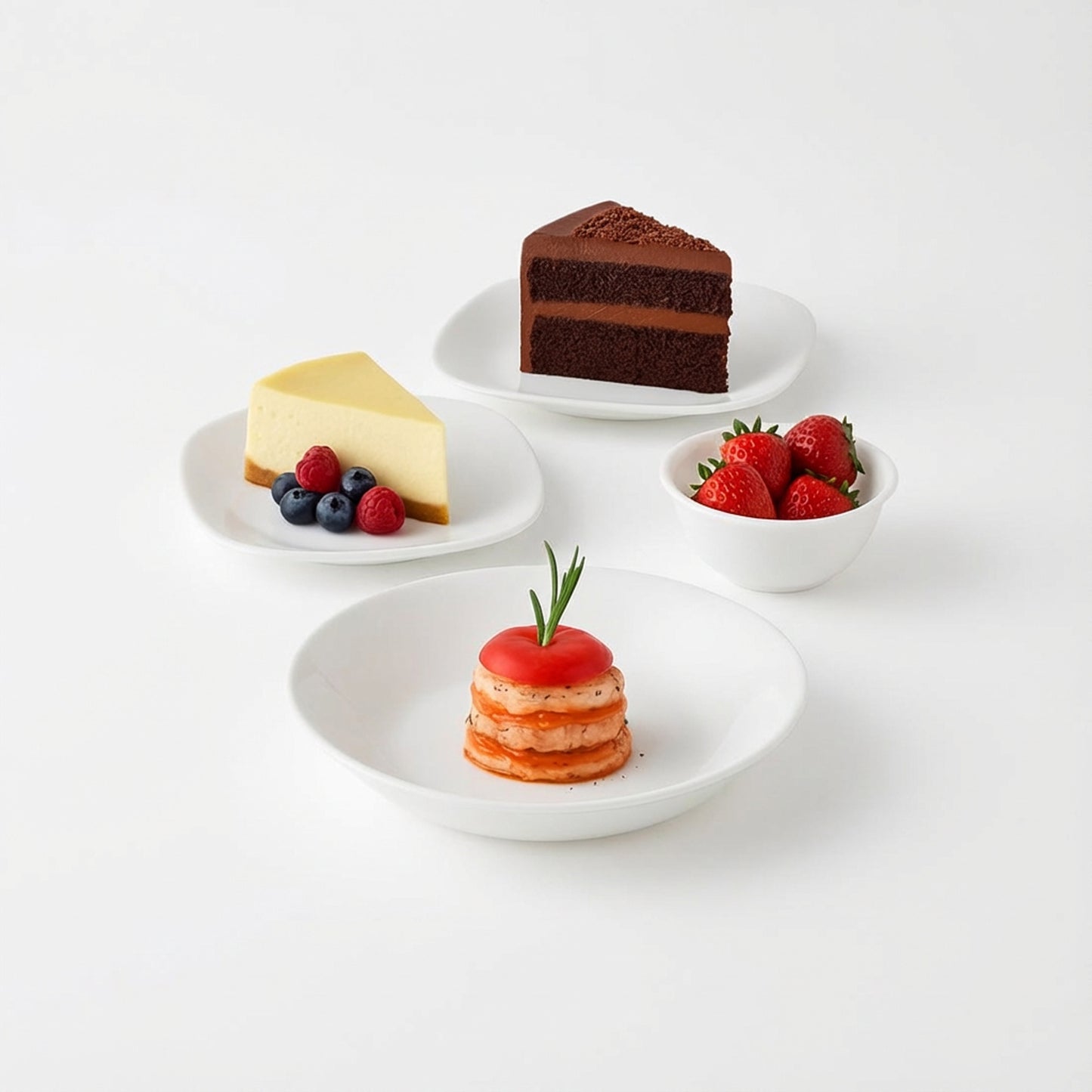 Luminarc 16 Piece Neo Carine Dinner Set White