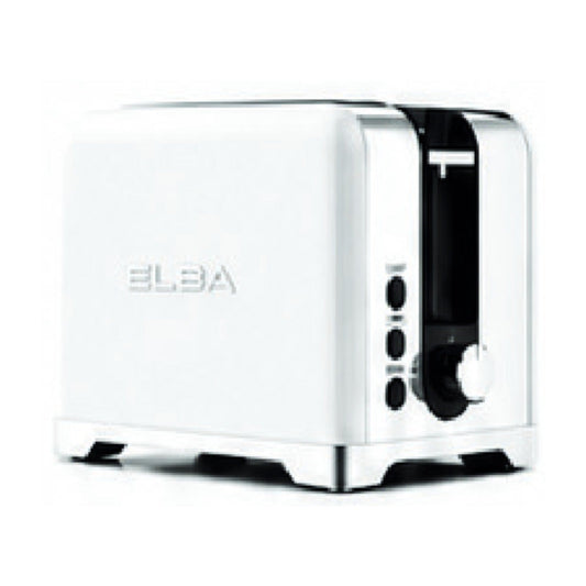Elba Lusso 2 Slice Toaster White