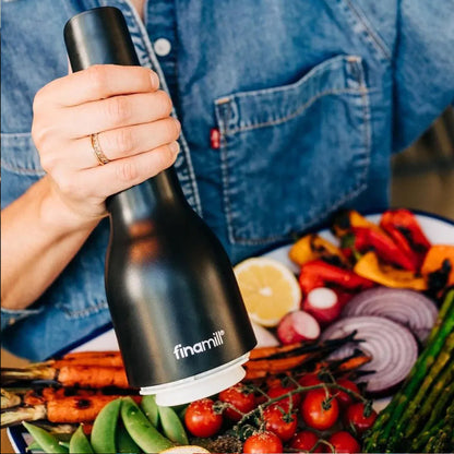 Finamill Battery Operated Grinder Midnight Black