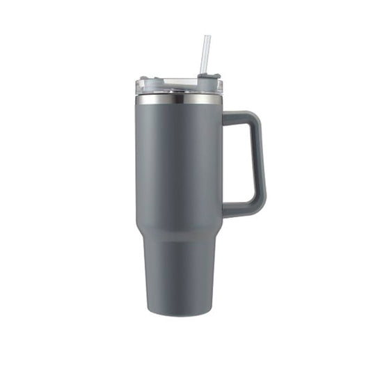 Kitchen Life 1.2Lt Flask With Straw Grey