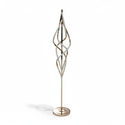 Twisting Design Floor Lamp Gold