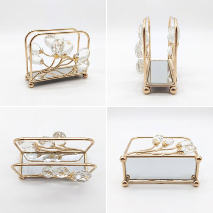 Metal Napkin Holder Gold