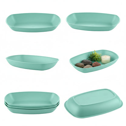 Pearl Big Salad Plate Teal