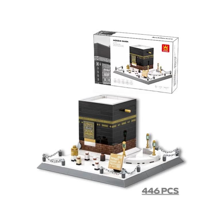 Wange Mosque Kaaba of Mecca 446 Piece Building Block Set