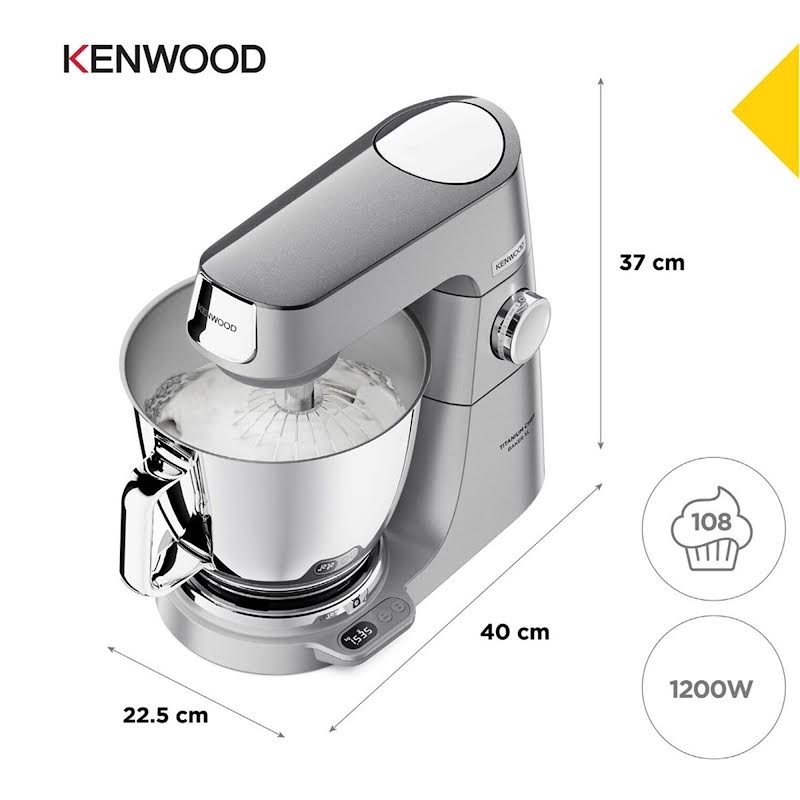 Kenwood Titanium Chef Baker XL Silver