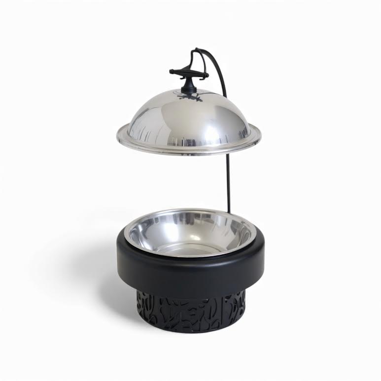 Small Chafing Dish Black & Stainless Steel