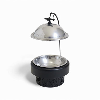 Small Chafing Dish Black & Stainless Steel