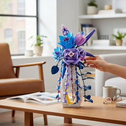 Wange Floral Ode of Light 820 Piece Building Block Set