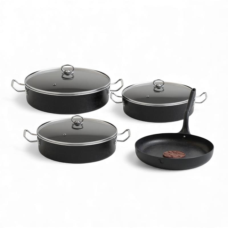 Gastro Collection 7 Piece Mega Set Black - Delivery 25th November