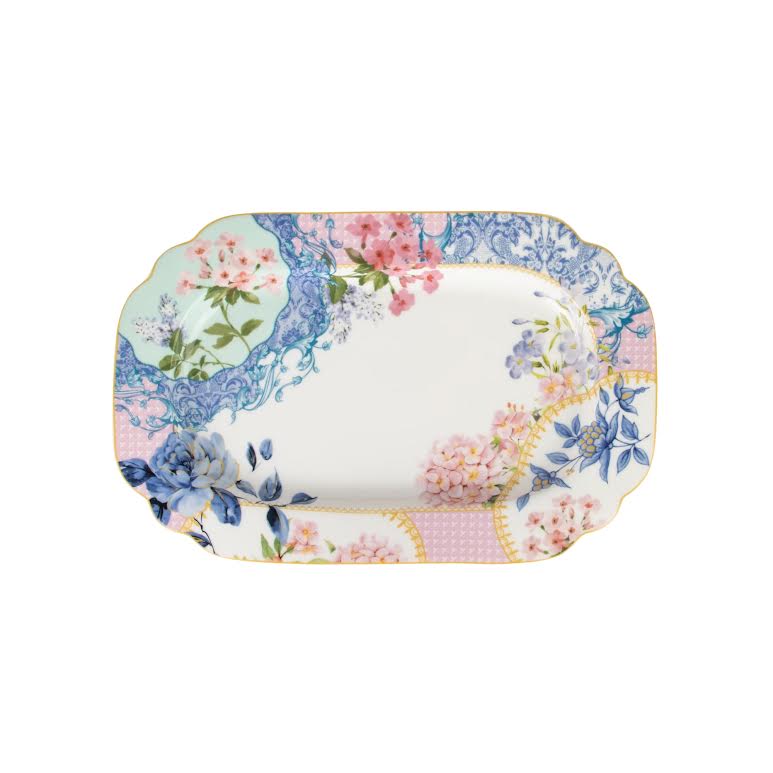 Jenna Clifford Belle Fleur Rectangular Platter Multicoloured