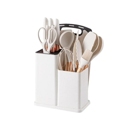 19 Piece Kitchen Utensil Set Cream