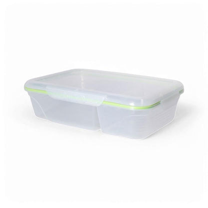 Otima 1.9Lt Flip-Top Division Lunch Box Clear