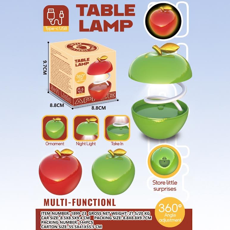 Apple Table Lamp Green