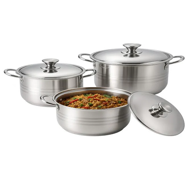 Rolex Pots Set Rolux 6 Piece Pot Set Silver – The Culinarium