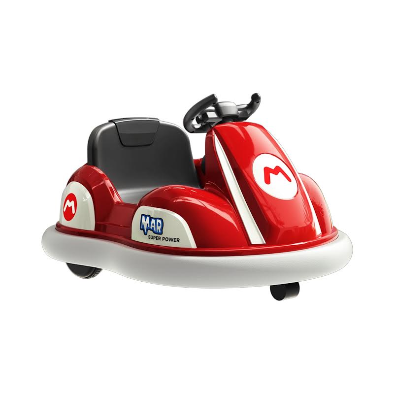 Mario Riding Car Mario Kart 12v Electric Ride-On Car with Drift Sounds Red – The Culinarium