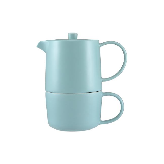 Maxwell & Williams Cafe Life Tea for One With Infuser Cloud