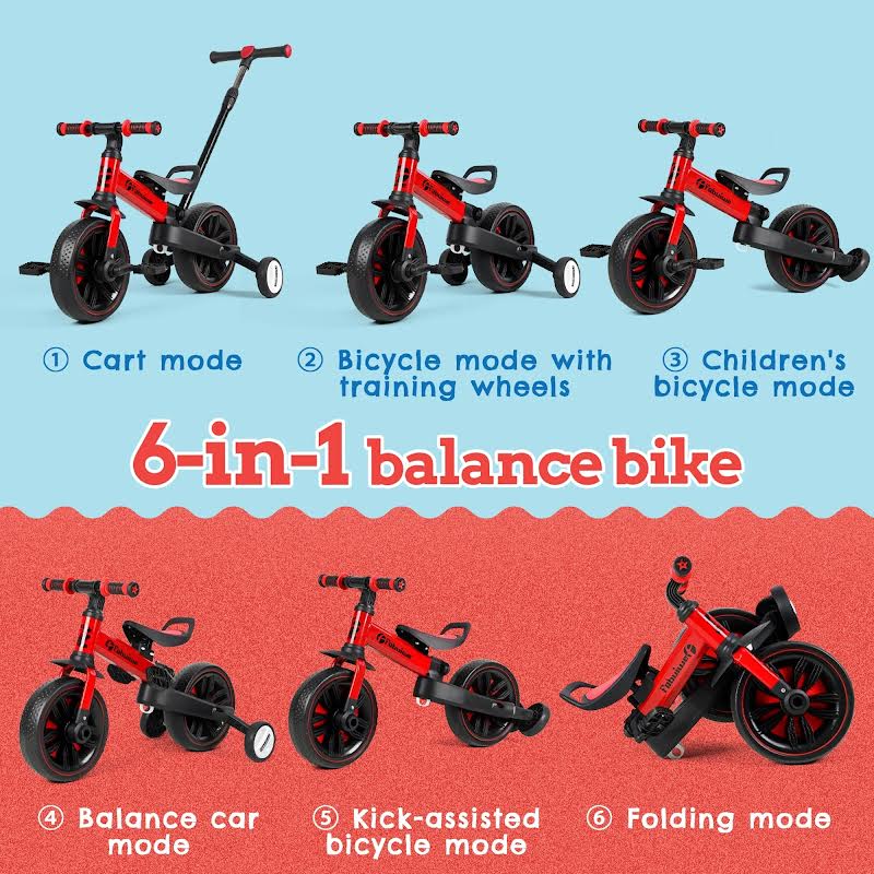Toddler Balance Bicycle Red