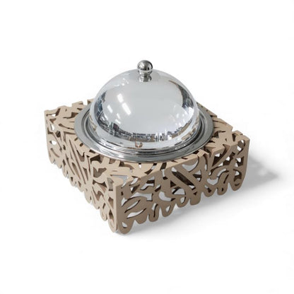 1Lt Chafing Dish Beige & Stainless Steel