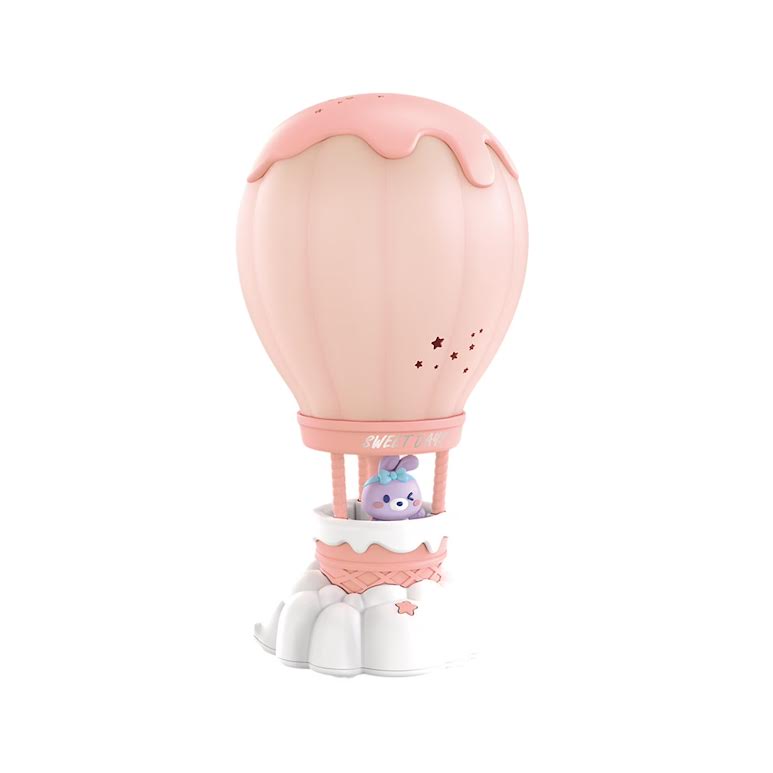 Hot Air Balloon Night Light Pink