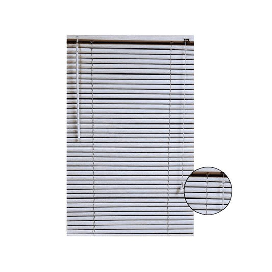 Xclusive Blinds 25mm 60 x 90cm Woodgrain PVC Blinds Silver