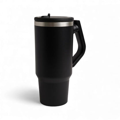 1.2Lt Stainless Steel Flask Black