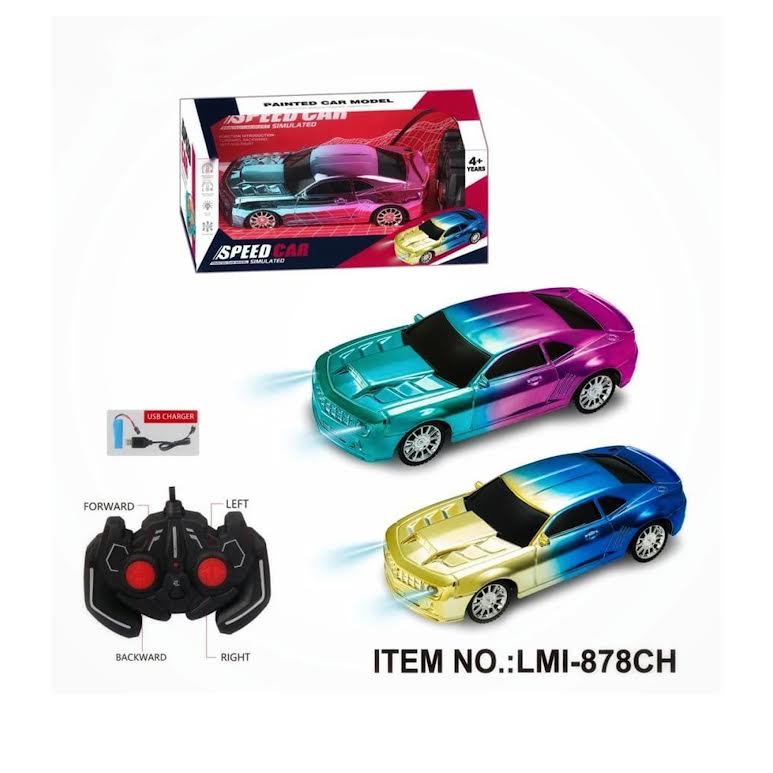 RC Painted Car Model Multicoloured