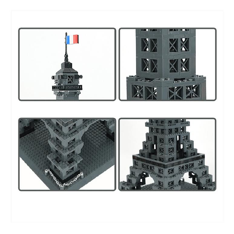 Wange Eiffel Tower 976 Piece Building Block Set