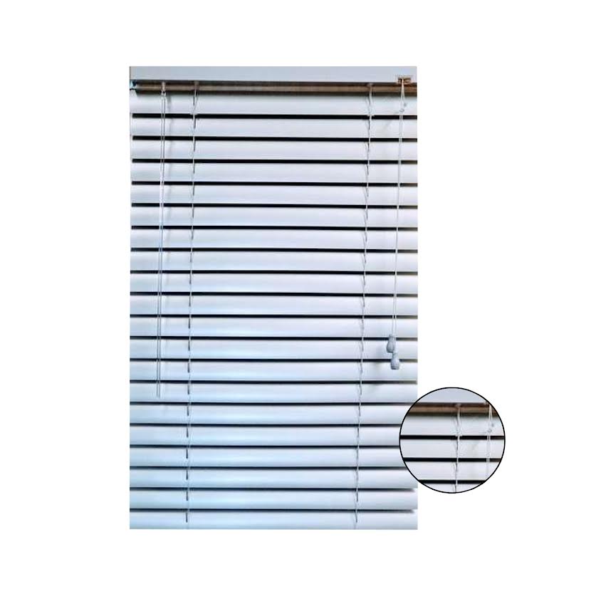 Xclusive Blinds 50mm 120 x 150cm Aluminium Blinds Silver