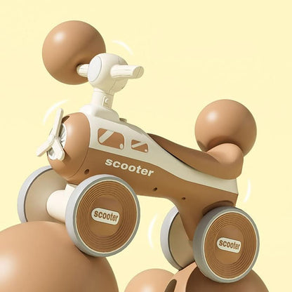 Kids Balance Scooter Brown