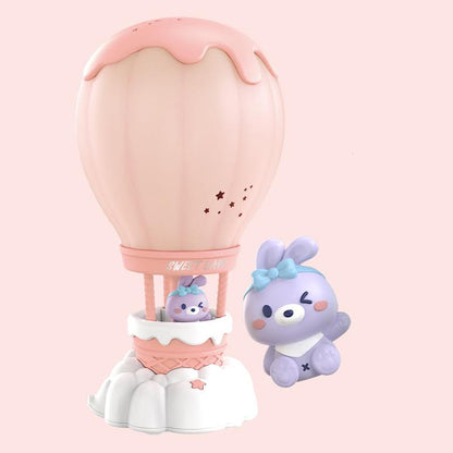 Hot Air Balloon Night Light Pink
