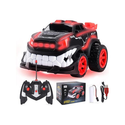 RC Angry Stunt Car Black & Red