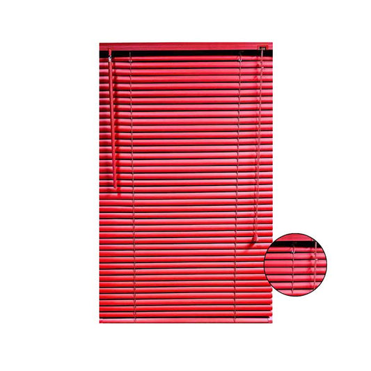 Xclusive Blinds 25mm 120 x 150cm PVC Blinds Chilli Red