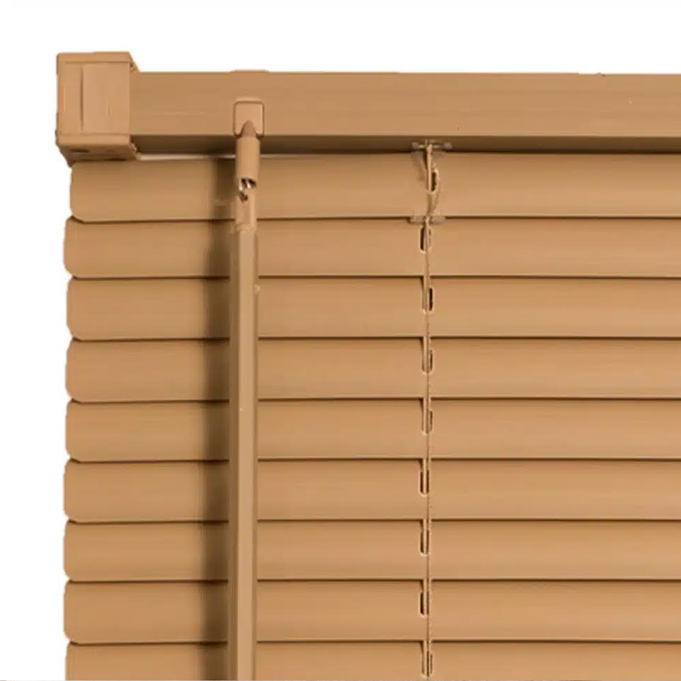 Xclusive Blinds 25mm 160 x 160cm PVC Blinds Taupe