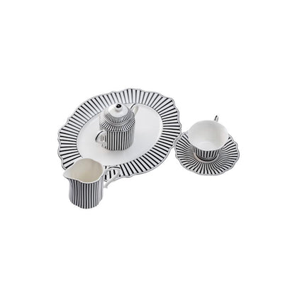 Jenna Clifford Ivory Noir Creamer Black & White