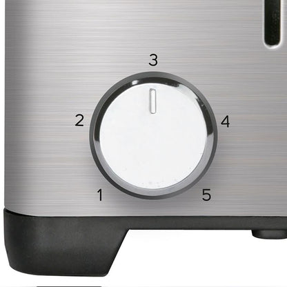 Taurus 4 Slice Stainless Steel Toaster Silver