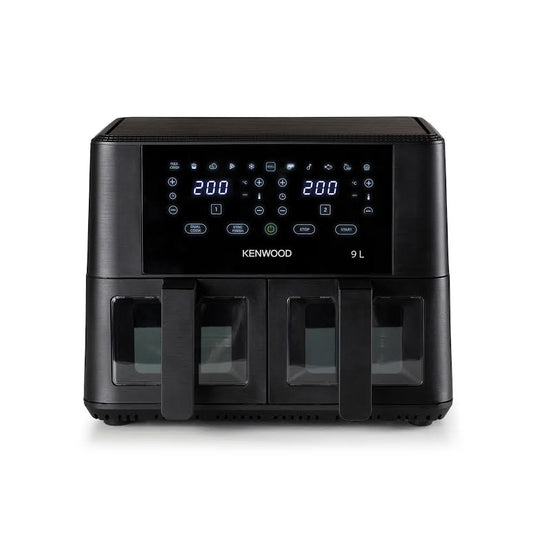 Kenwood 9L Dual Air Fryer with Viewing Window Black
