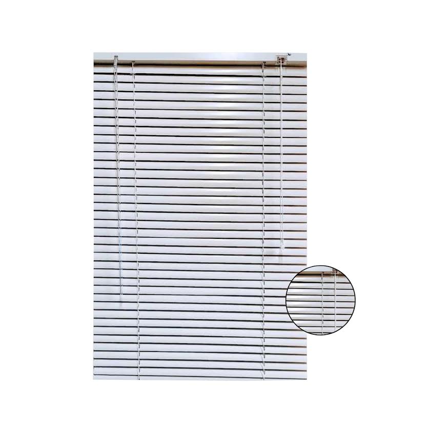 Xclusive Blinds 25mm 120 x 150cm Aluminium Blinds Ivory