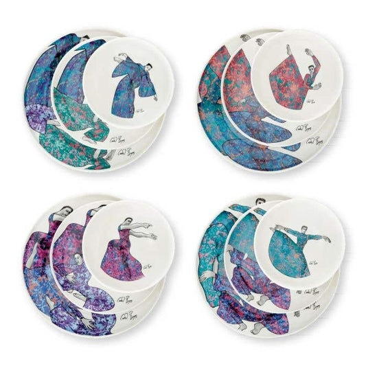 Carrol Boyes Dancing Girls 12 Piece Dinner Set White