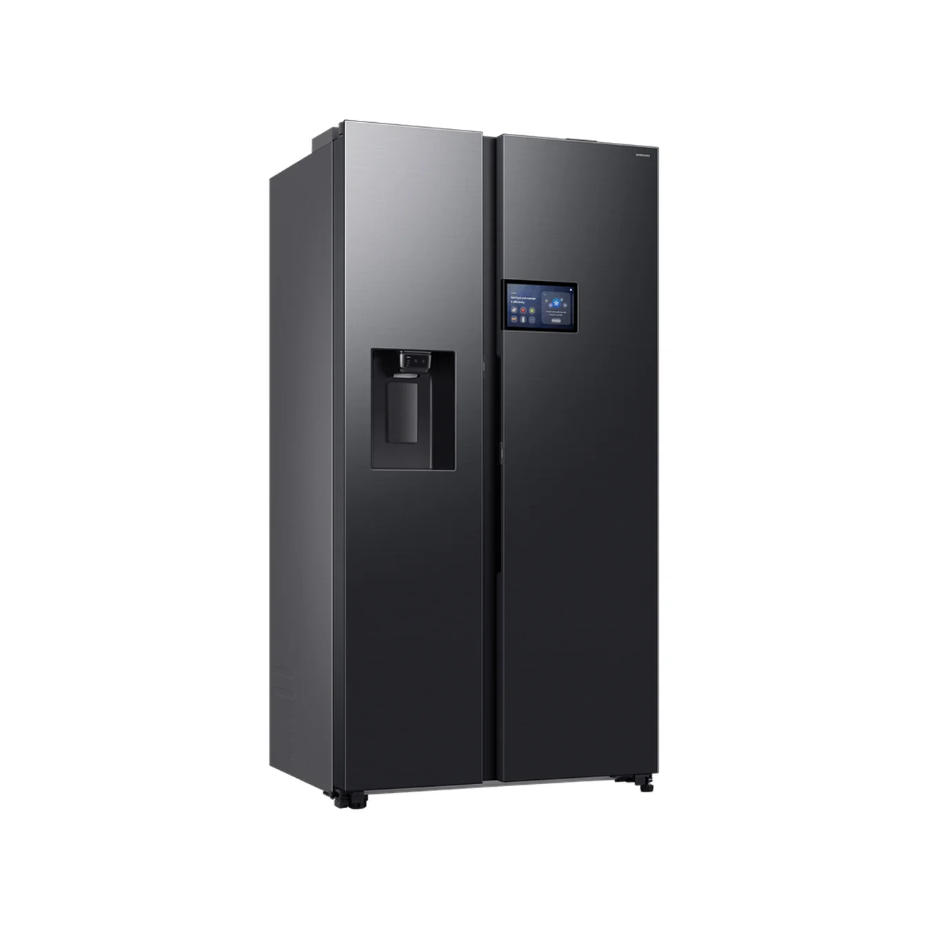 Samsung 594L AI Bespoke Side By Side Fridge with Water Dispenser Dark Grey