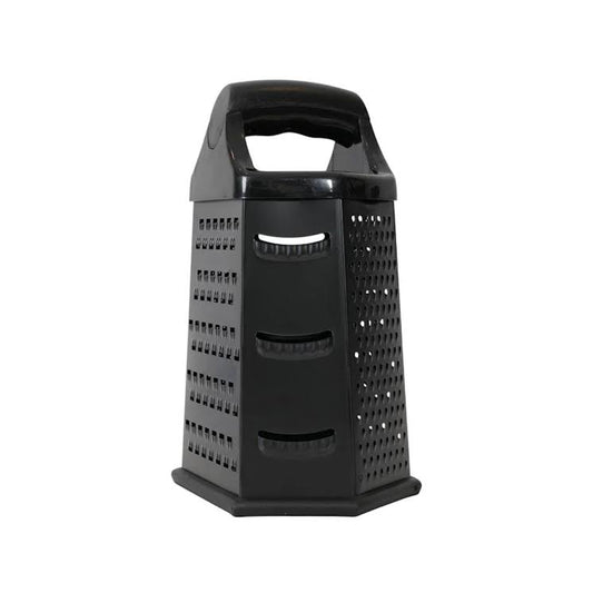 Kitchen Life 6 Sided Grater Black