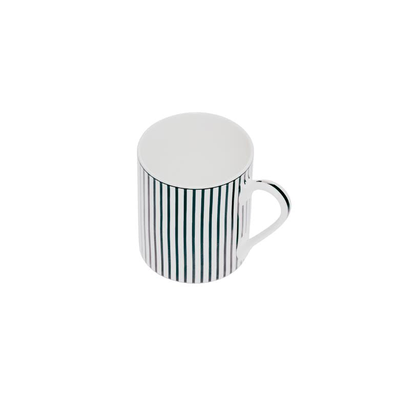 Jenna Clifford Ivory Noir 400ml Mug Black & White