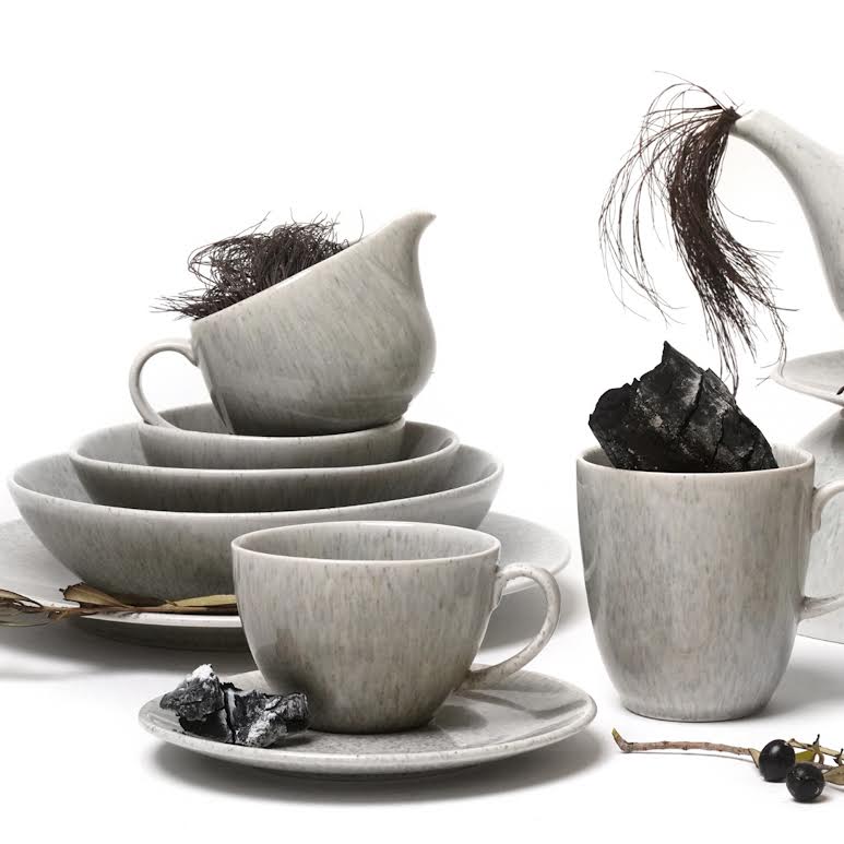 JAN Ashes & Olive Side Plate Grey