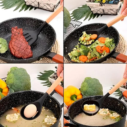 12 Piece Kitchen Utensil Set Black