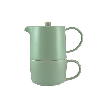 Maxwell & Williams Cafe Life Tea for One With Infuser Seafoam