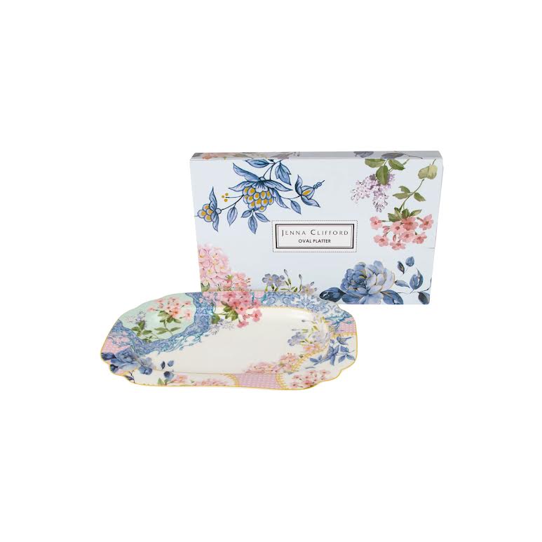 Jenna Clifford Belle Fleur Rectangular Platter Multicoloured