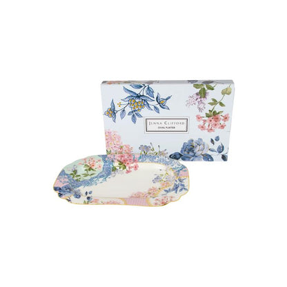 Jenna Clifford Belle Fleur Rectangular Platter Multicoloured