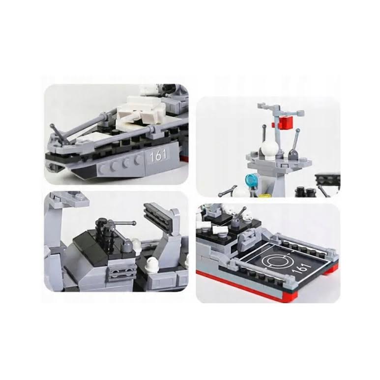 Wange Military Equipment Type 055 Destroyer 364 Piece Building Block Set
