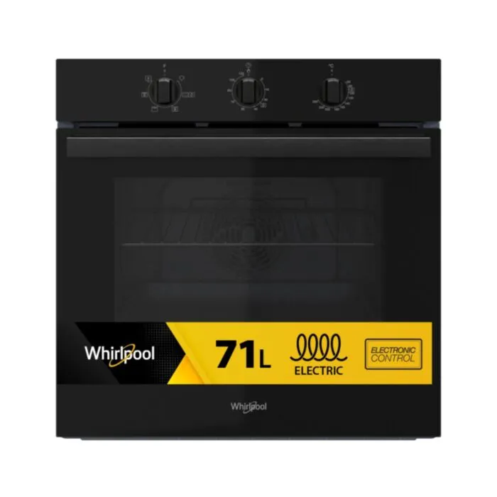 Whirlpool 60cm Oven Black