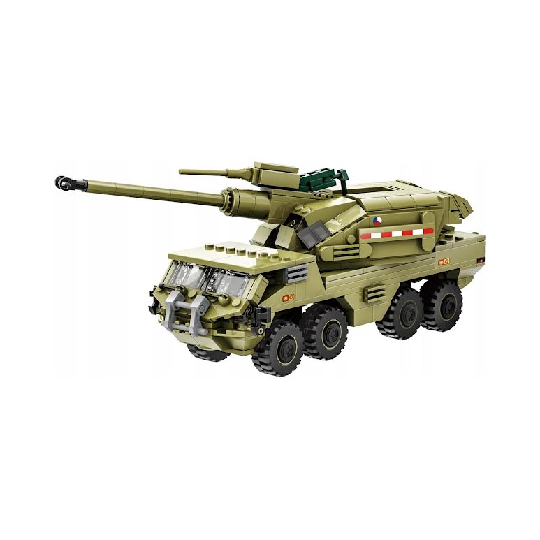 Wange Military Equipment Dana M2 429 Piece Building Block Set